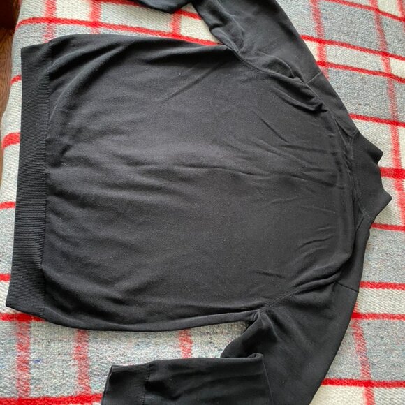 Men's Beautiful Black Zip-Up Cardigan - Picture 10 of 15